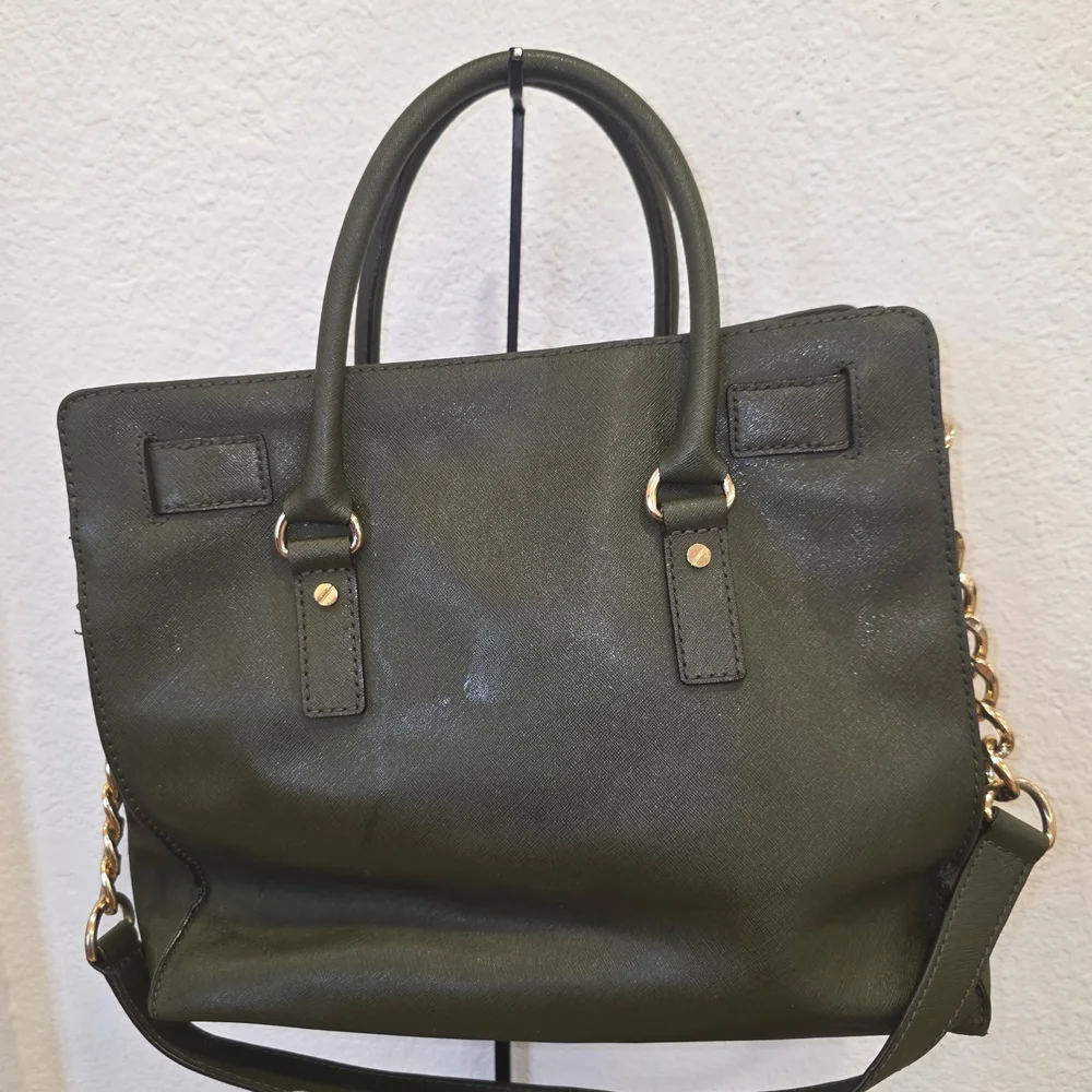 Michael Kors Hamilton bag In Olive - Picture 3 of 8
